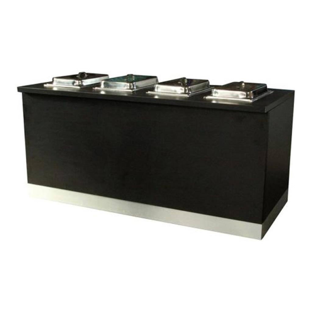 Buffetanlage Black Pearl, inkl. 4 Chafings, el. Betrieb