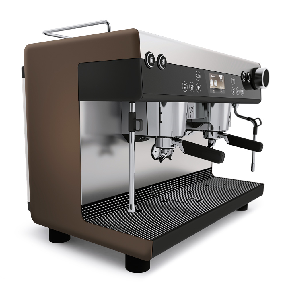 Siebträgermaschine WMF espresso, 2-gruppig, 400V; 7KW; Festwasseranschluss